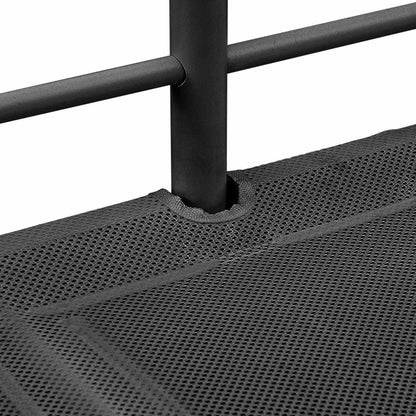 vidaXL Kids'Loft Bed Frame Black 99.5 x 200 cm Steel