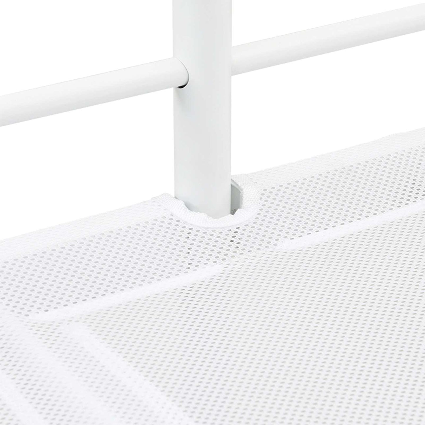 vidaXL Kids'Loft Bed Frame White 90 x 190 cm Steel
