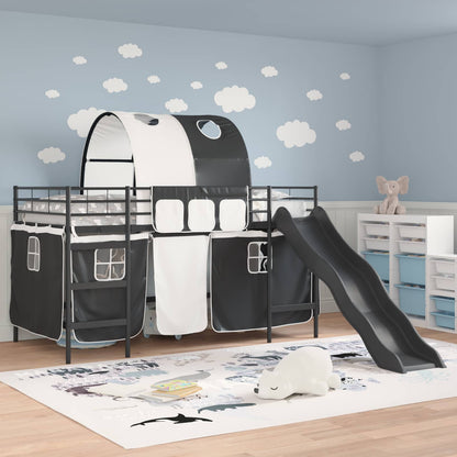 vidaXL Kids'Loft Bed Frame Black 80 x 200 cm Metal