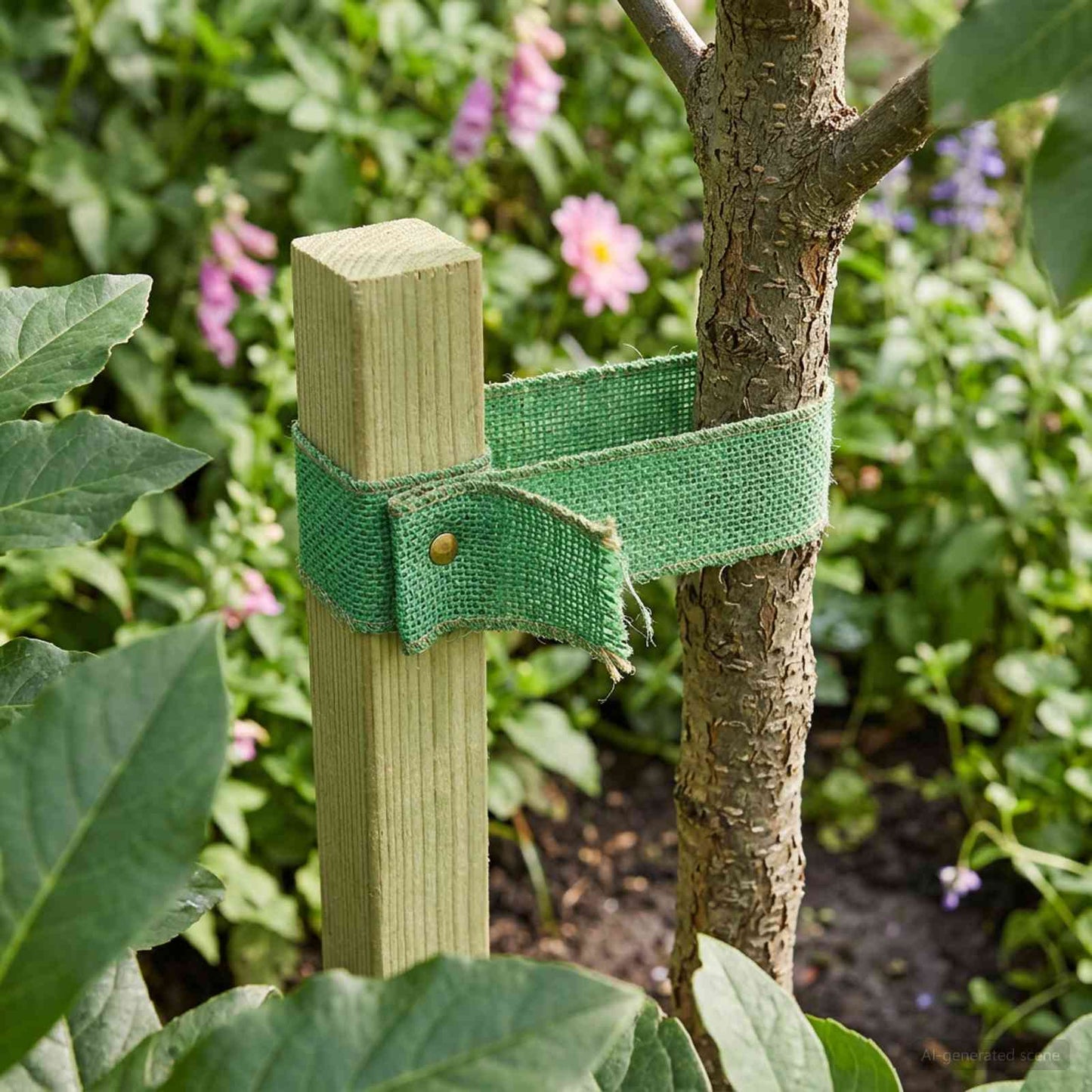 vidaXL Jute Roll 10 x 500 cm Green