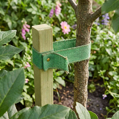 vidaXL Jute Roll 10 x 500 cm Green