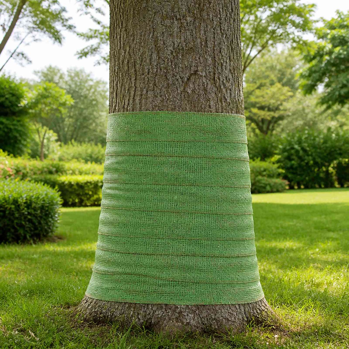 vidaXL Jute Roll 25 x 500 cm Green
