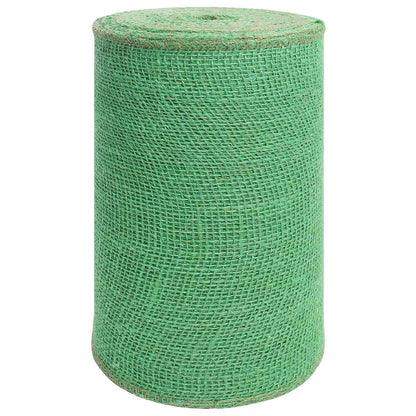 vidaXL Jute Roll 25 x 1000 cm Green