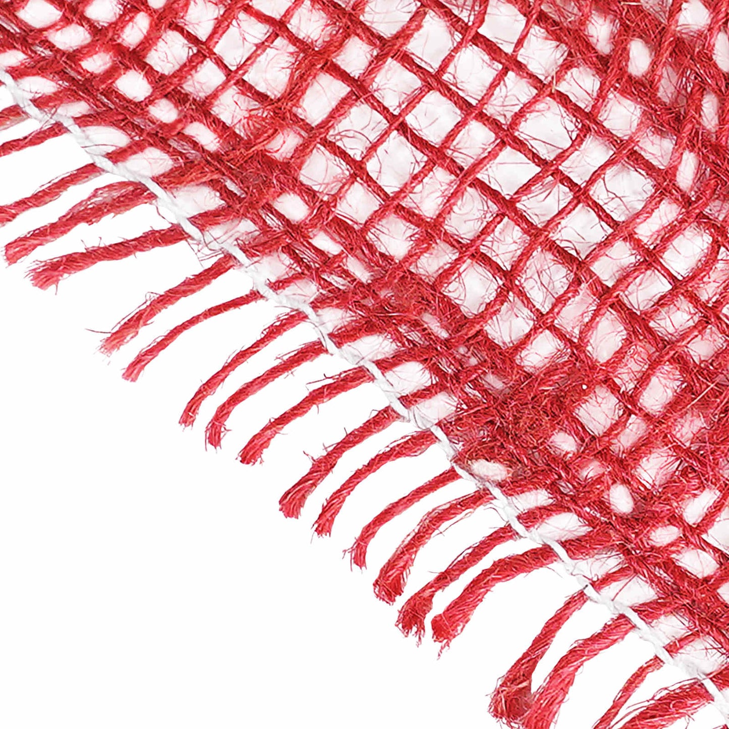 vidaXL Jute Roll 10 x 500 cm Red
