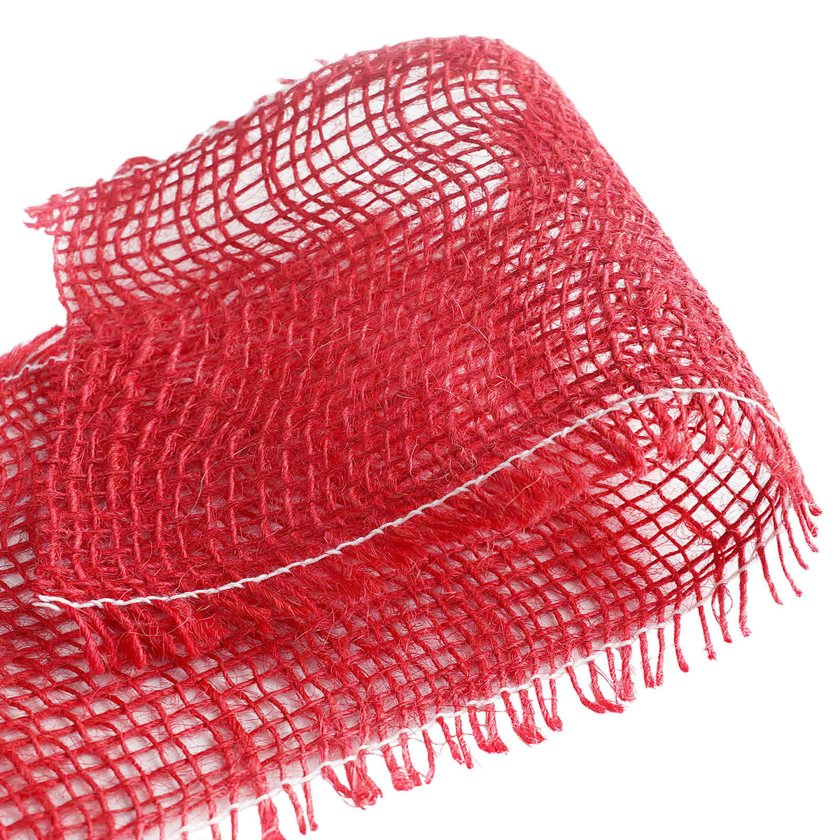 vidaXL Jute Roll 10 x 500 cm Red