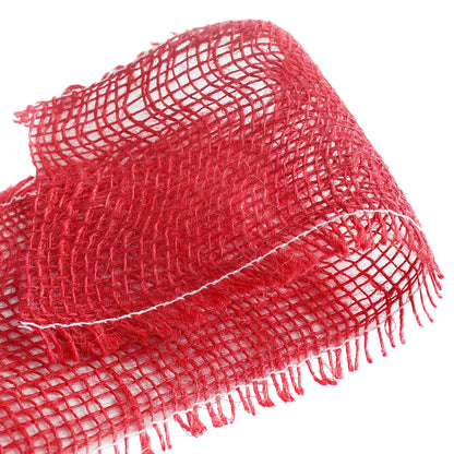 vidaXL Jute Roll 10 x 1500 cm Red