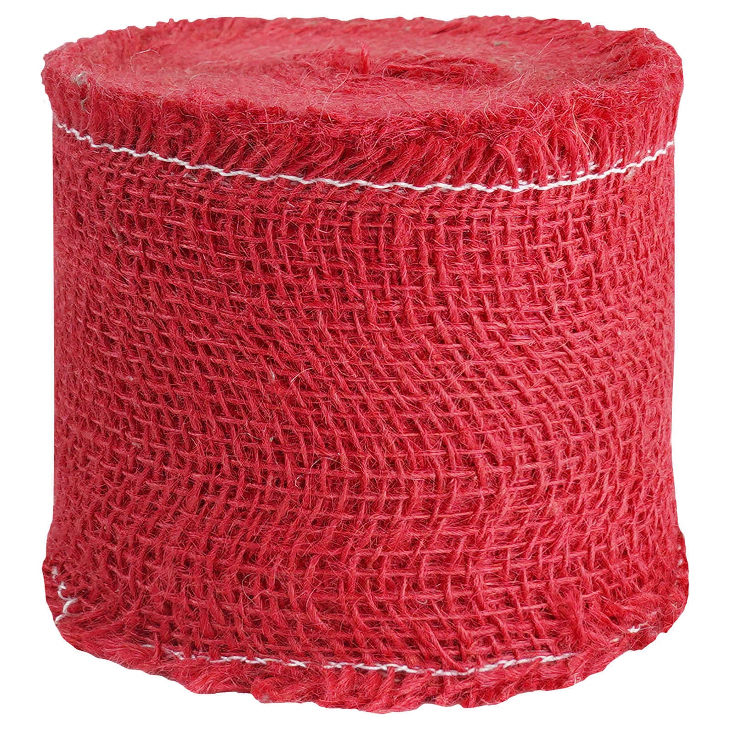 vidaXL Jute Roll 10 x 2500 cm Red