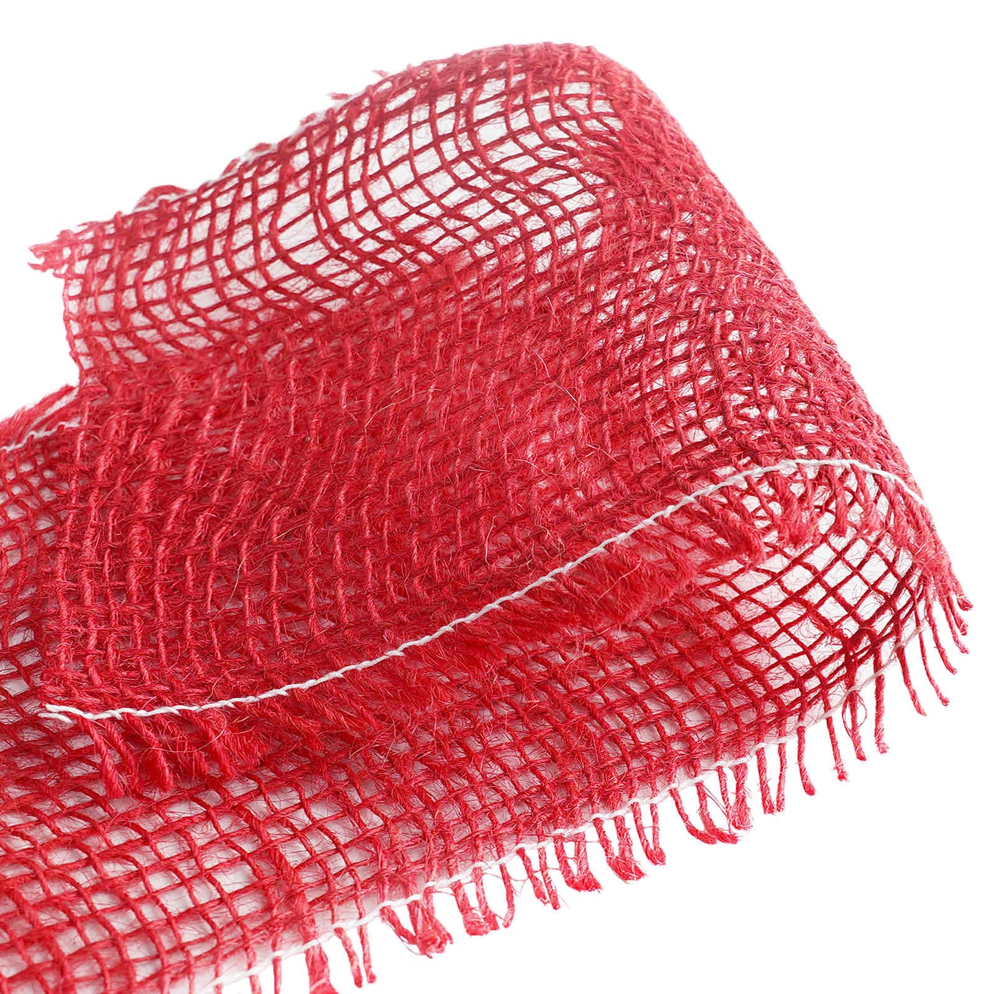 vidaXL Jute Roll 10 x 5000 cm Red