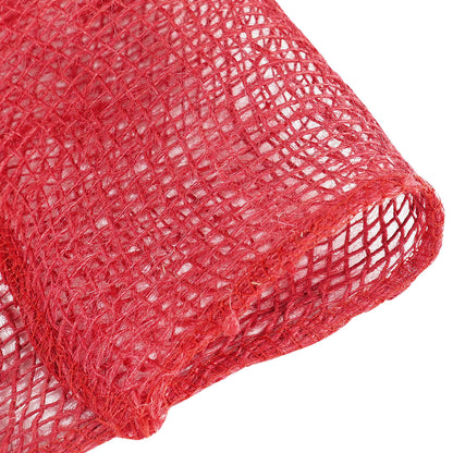 vidaXL Jute Roll 25 x 1000 cm Red