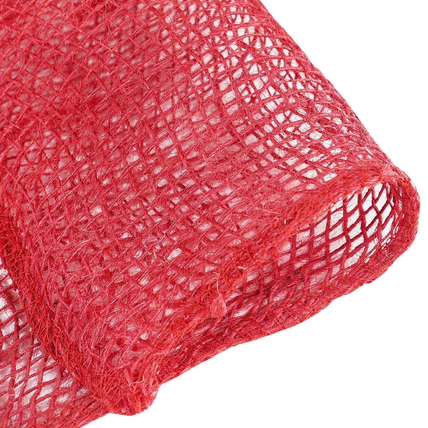 vidaXL Jute Roll 25 x 2500 cm Red