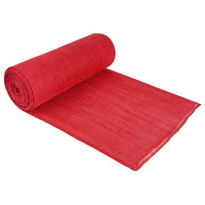 vidaXL Jute Roll 100 x 1000 cm Red