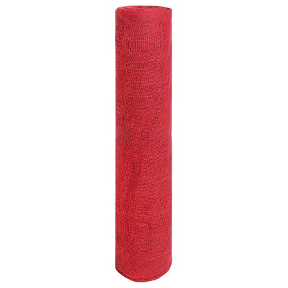 vidaXL Jute Roll 160 x 2500 cm Red