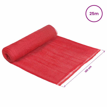 vidaXL Jute Roll 160 x 2500 cm Red