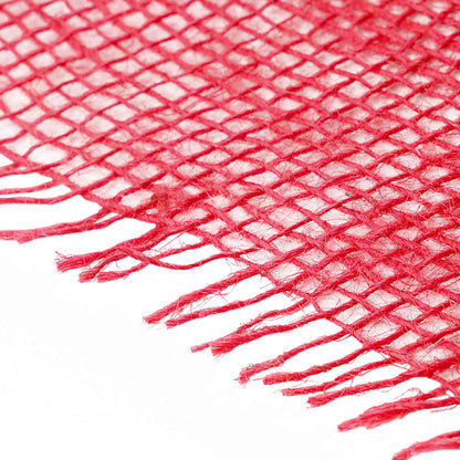 vidaXL Jute Roll 160 x 5000 cm Red