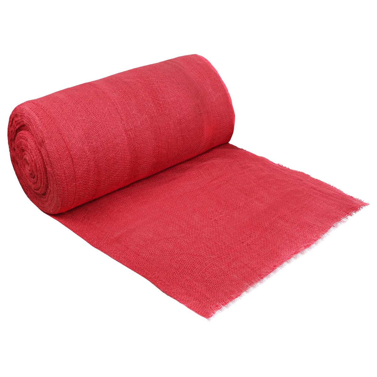 vidaXL Jute Roll 160 x 5000 cm Red