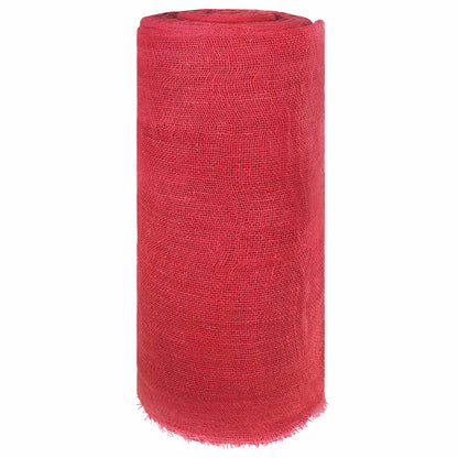 vidaXL Jute Roll 160 x 5000 cm Red