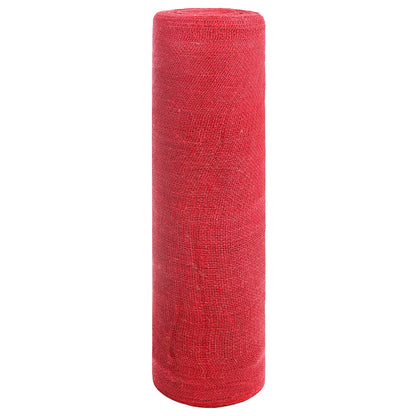 vidaXL Jute Roll 200 x 500 cm Red