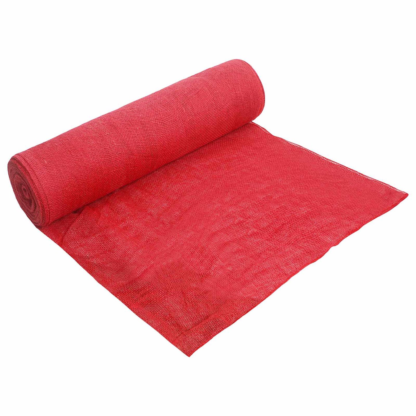 vidaXL Jute Roll 200 x 5000 cm Red