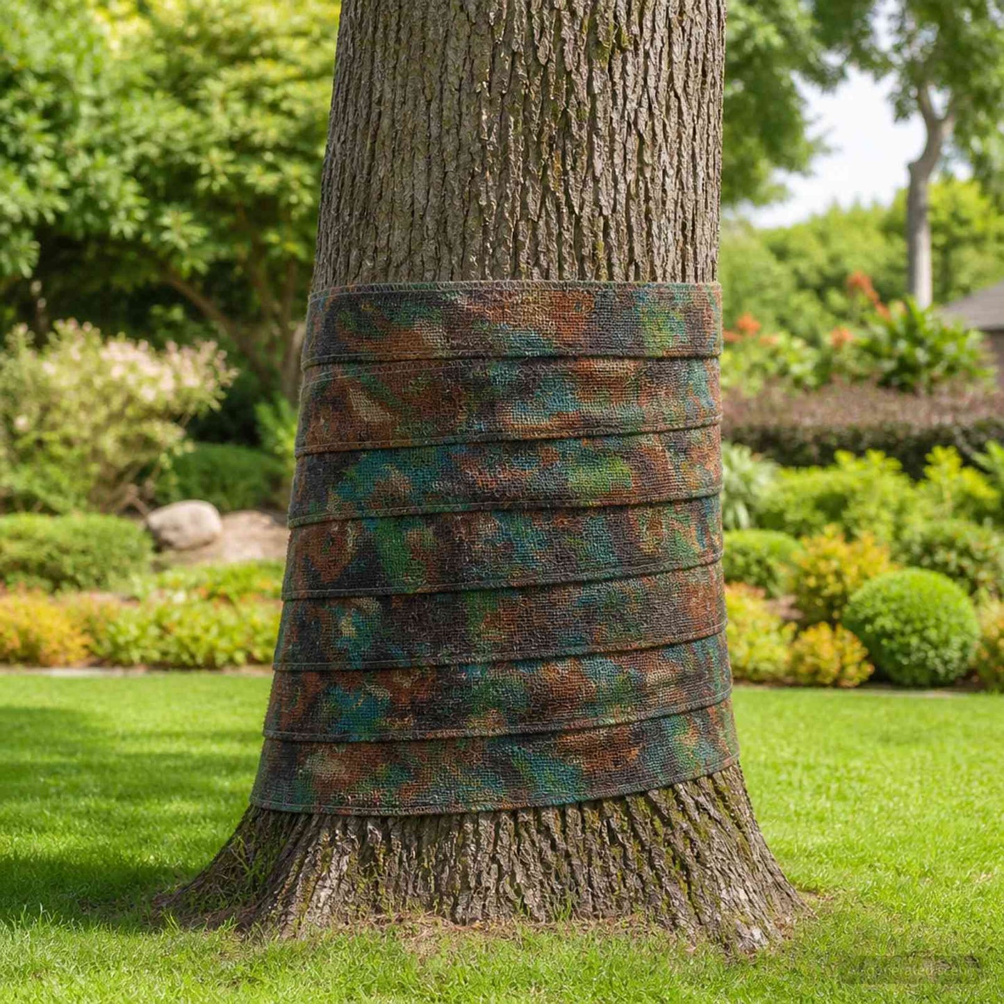 vidaXL Jute Roll 200 x 500 cm Camouflage