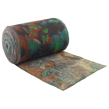 vidaXL Jute Roll 25 x 2500 cm Camouflage