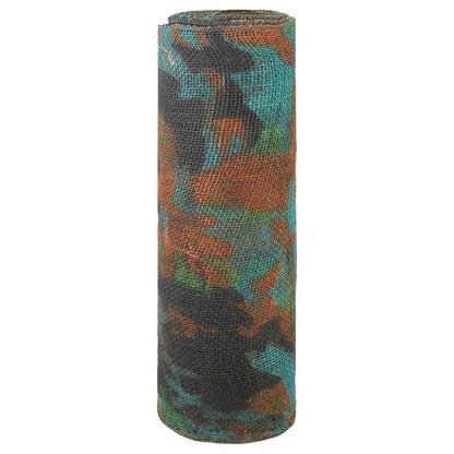 vidaXL Jute Roll 50 x 2500 cm Camouflage