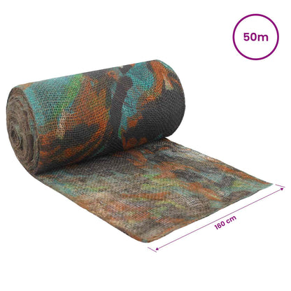 vidaXL Jute Roll 160 x 5000 cm Camouflage