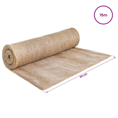 vidaXL Jute Roll Natural 50 x 1500 cm