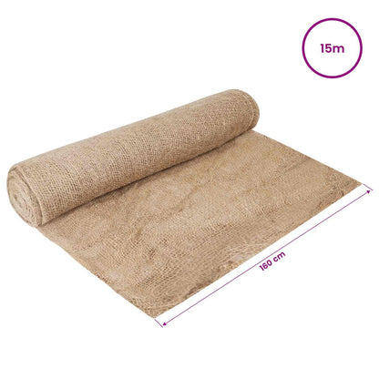 vidaXL Jute Roll Natural 160 x 1500 cm