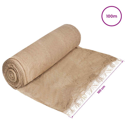 vidaXL Jute Roll 200 x 10000 cm