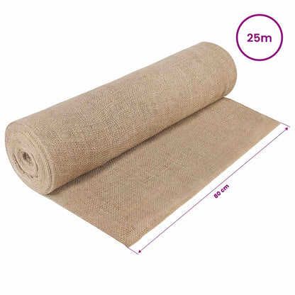 vidaXL Jute Roll 160 x 2500 cm Natural