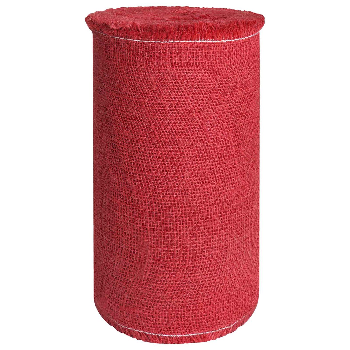 vidaXL Jute Roll 25 x 1000 cm Red