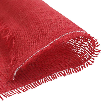 vidaXL Jute Roll 50 x 500 cm Red