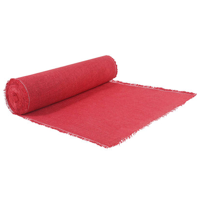vidaXL Jute Roll 50 x 1000 cm Red
