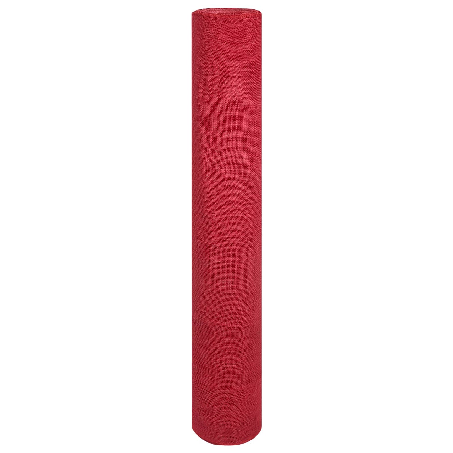 vidaXL Jute Roll 100 x 500 cm Red