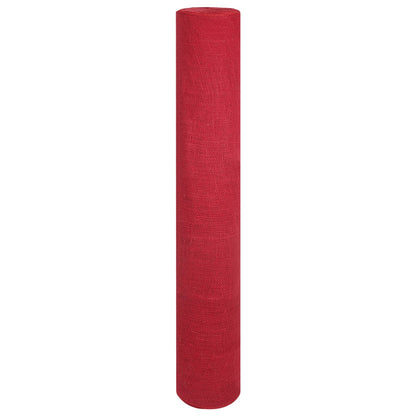 vidaXL Jute Roll 100 x 1000 cm Red