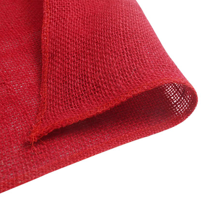 vidaXL Jute Roll 100 x 2500 cm Red