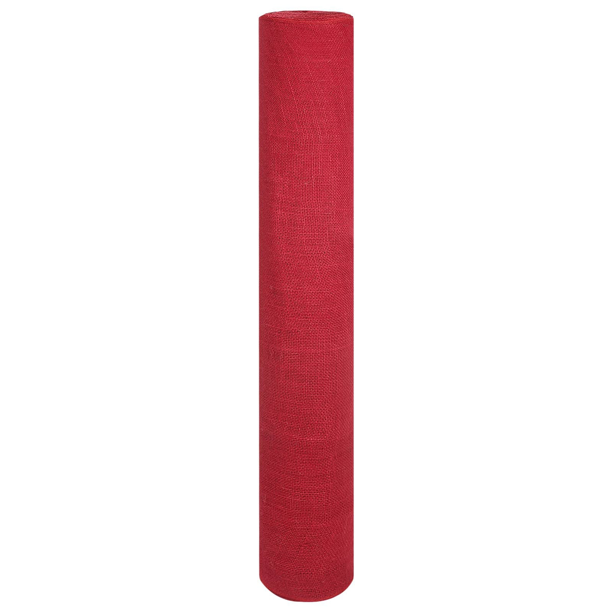 vidaXL Jute Roll 100 x 2500 cm Red