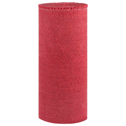vidaXL Jute Roll 160 x 2500 cm Red