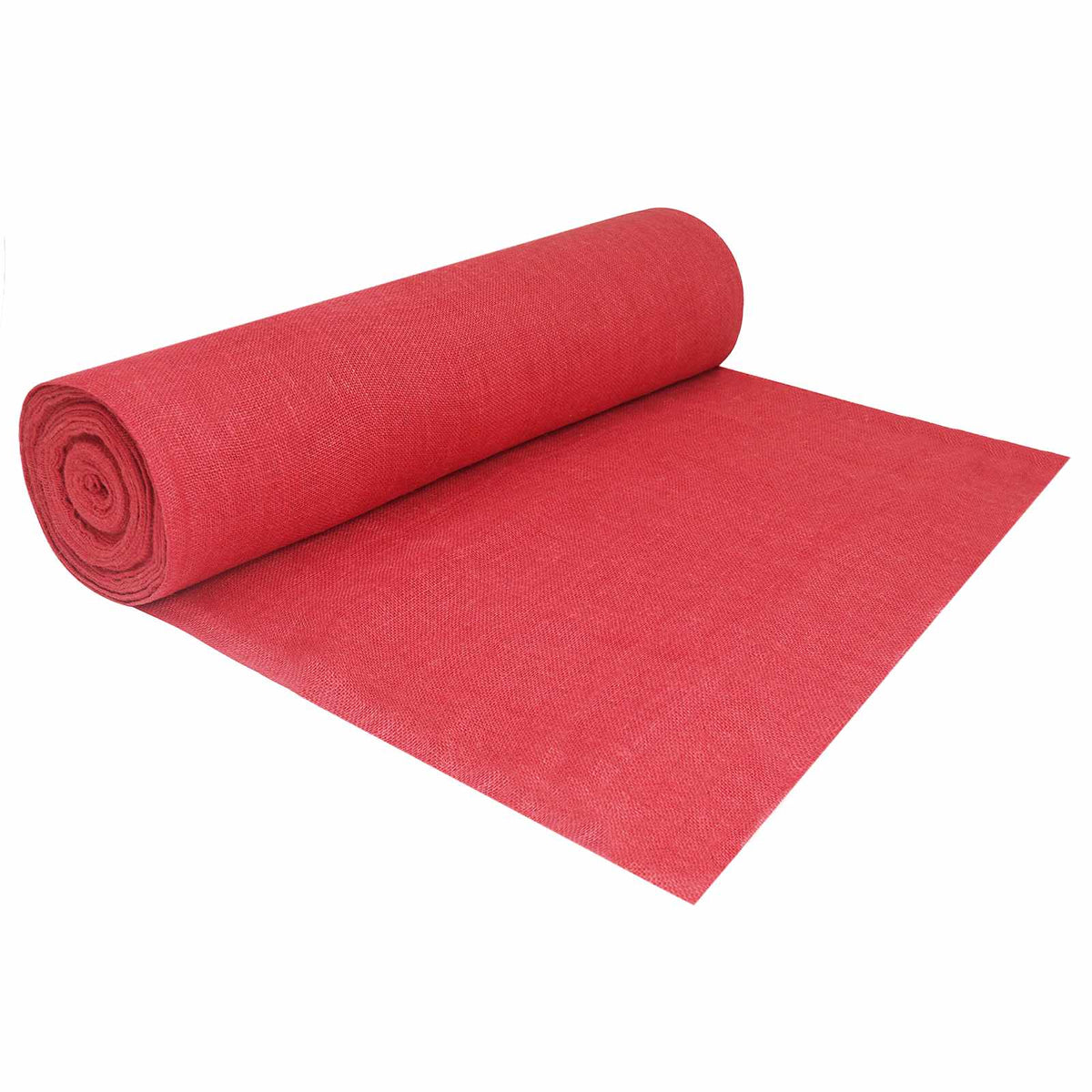 vidaXL Jute Roll 200 x 1500 cm Red