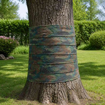 vidaXL Jute Roll 25 x 500 cm Camouflage