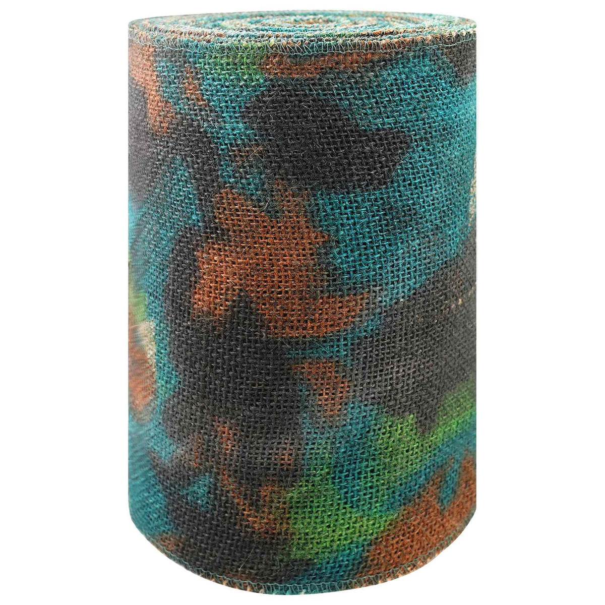 vidaXL Jute Roll 25 x 1500 cm Camouflage