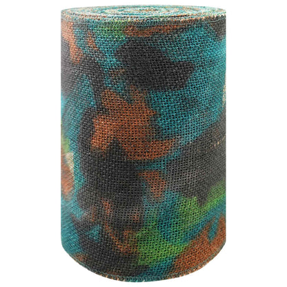 vidaXL Jute Roll Camouflage 25 x 2500 cm