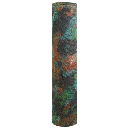 vidaXL Jute Roll Camouflage 100 x 5000 cm