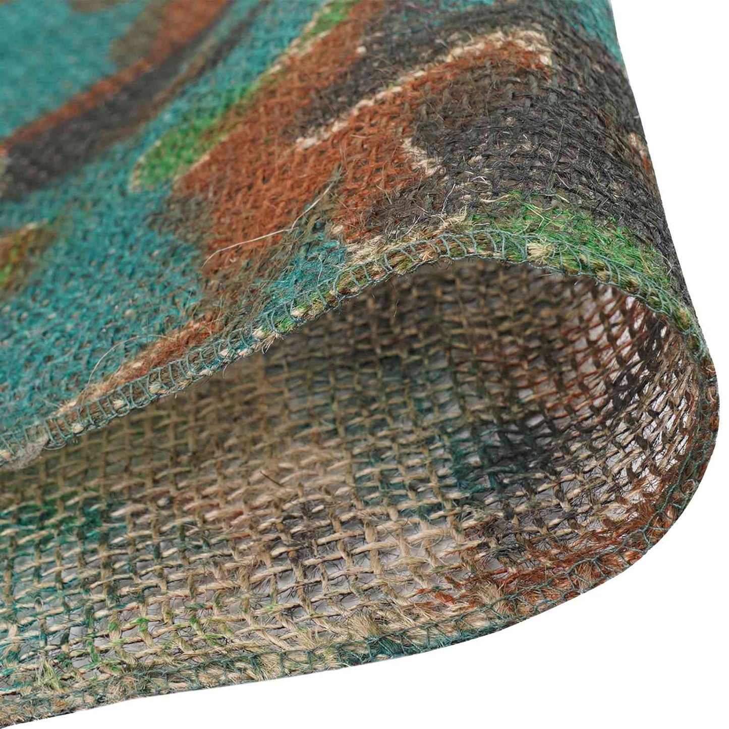 vidaXL Jute Roll Camouflage 200 x 1000 cm