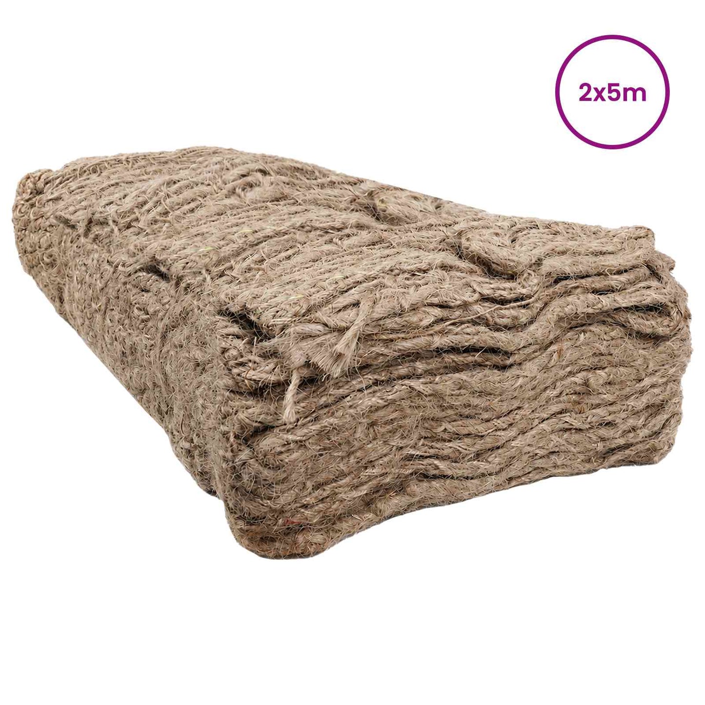 vidaXL Jute Embankment Mat Natural 2 x 5 m