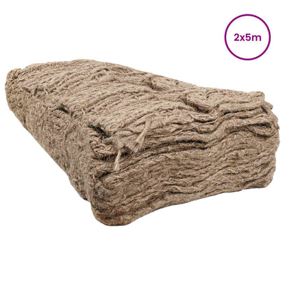 vidaXL Jute Embankment Mat Natural 2 x 5 m