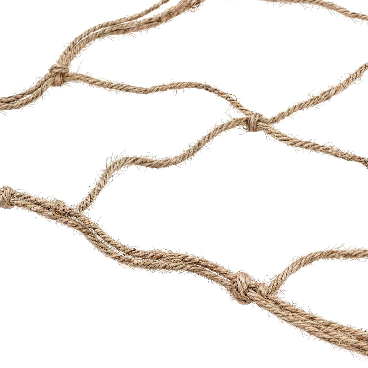 vidaXL Jute Plant Support Netting Natural 1 x 100 m 100% Tossa Jute