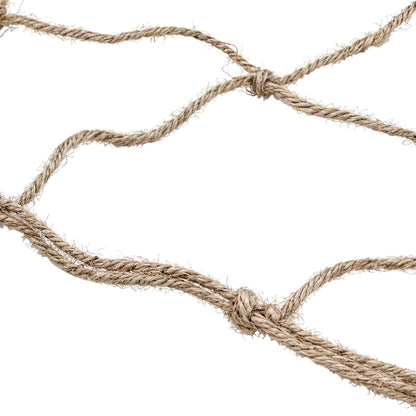 vidaXL Jute Plant Support Netting Natural 2 x 25 m 100% Tossa Jute