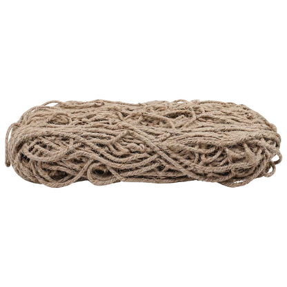 vidaXL Jute Plant Support Netting Natural 2 x 25 m 100% Tossa Jute