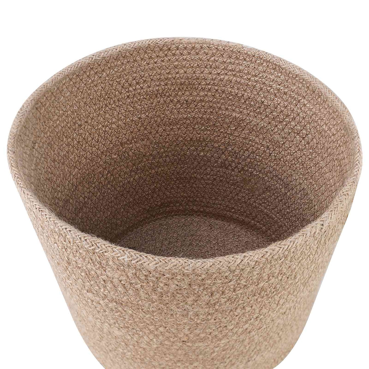 vidaXL Plant Pot Set 2 pcs Natural Ø 21 x 21 cm 100% Tossa Jute